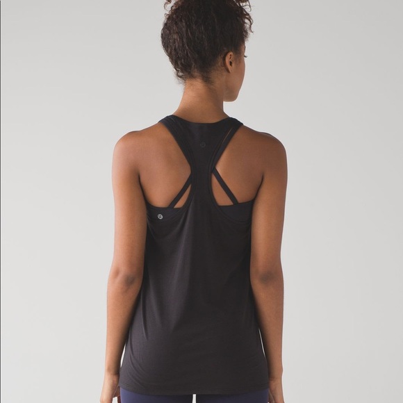 Lululemon Black Yogi Racerback - Picture 2 of 2